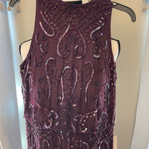 Adrianna Papell beaded mesh dress NWT - Picture 6 of 8